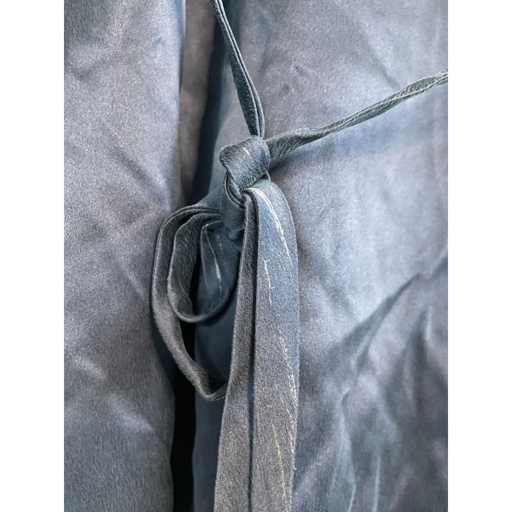 Lunya Washable Silk Robe In Deep Blue M - Picture 11 of 11